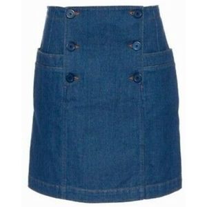 A.P.C. denim sailor skirt size 36
